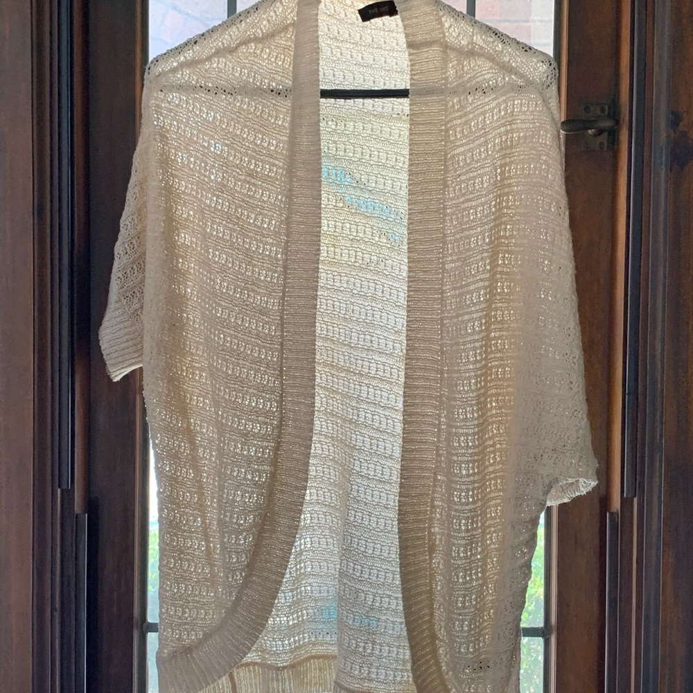 Knit open cardigan